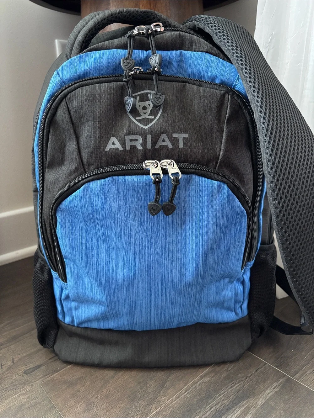 Ariat Logo Backpack,3 zipper compartments,organization slots,bottle holders